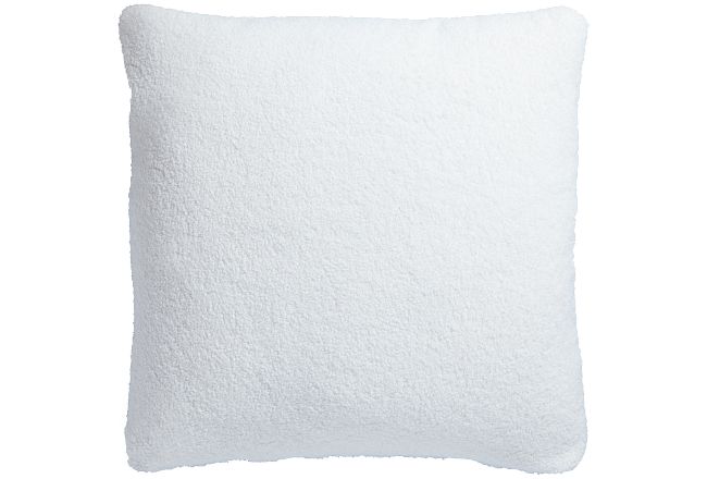 Henley White 20" Accent Pillow