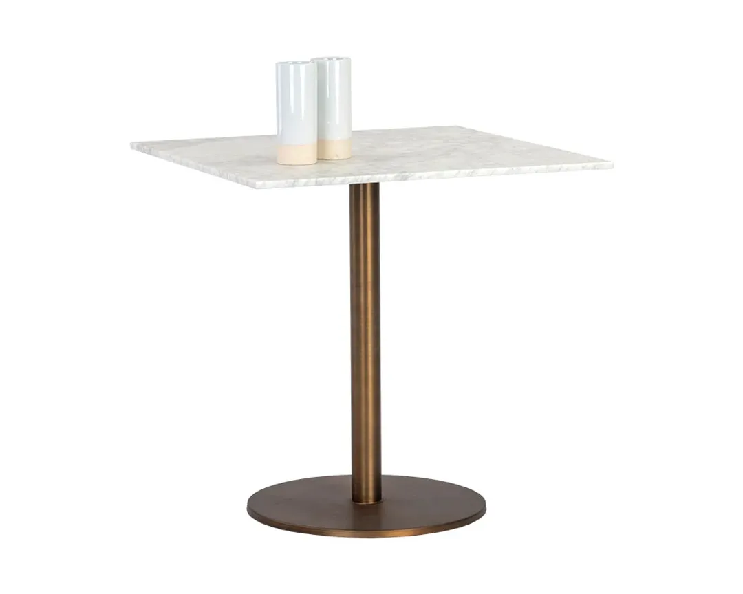 Elvira White 30" Square Table