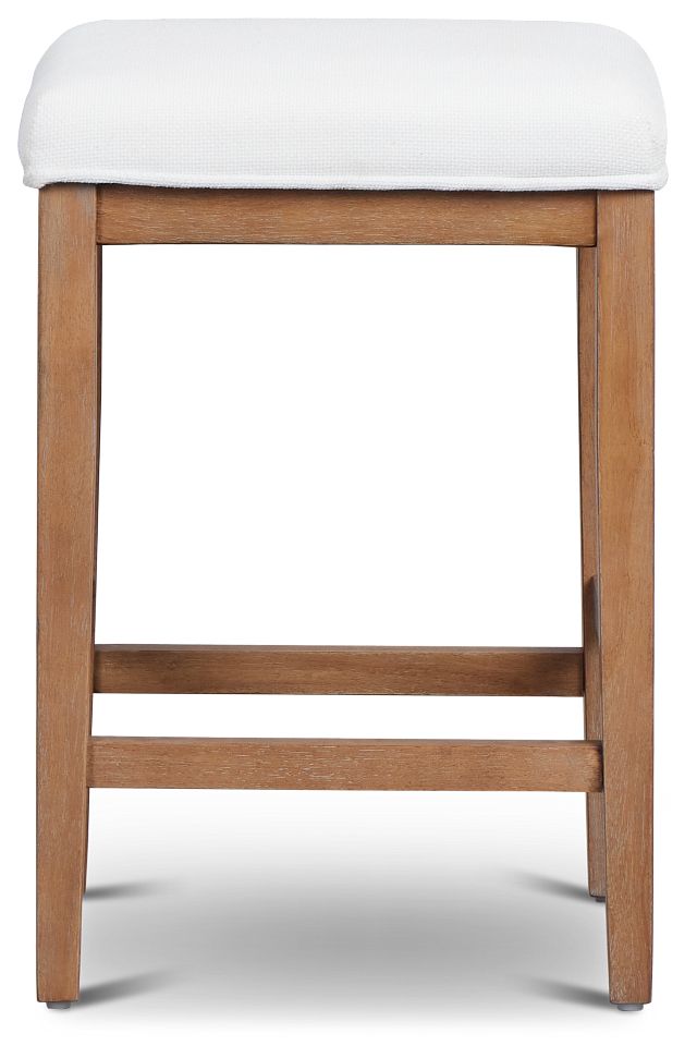 Provo White 24" Upholstered Barstool