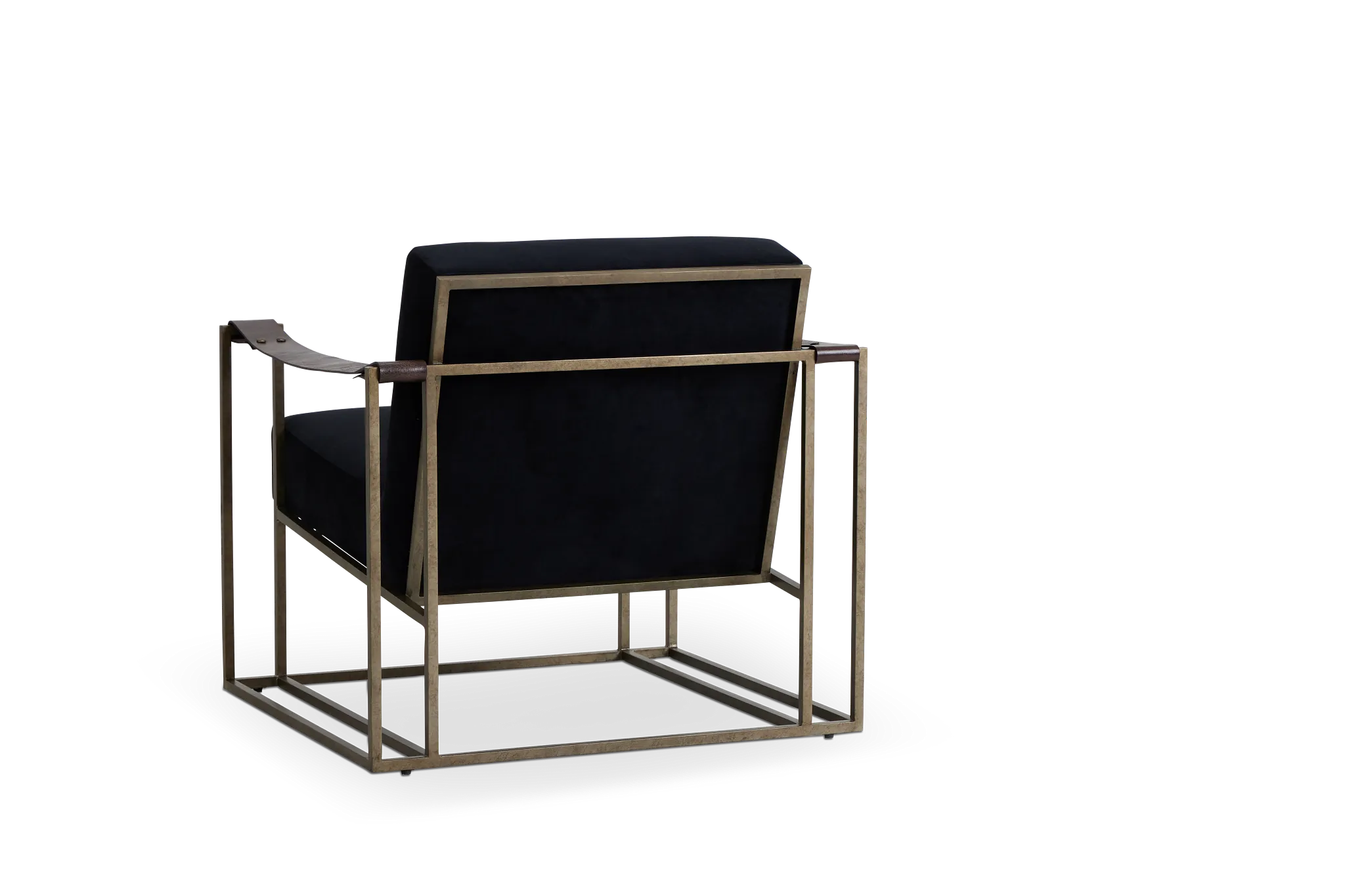 Dekker Black Fabric Accent Chair