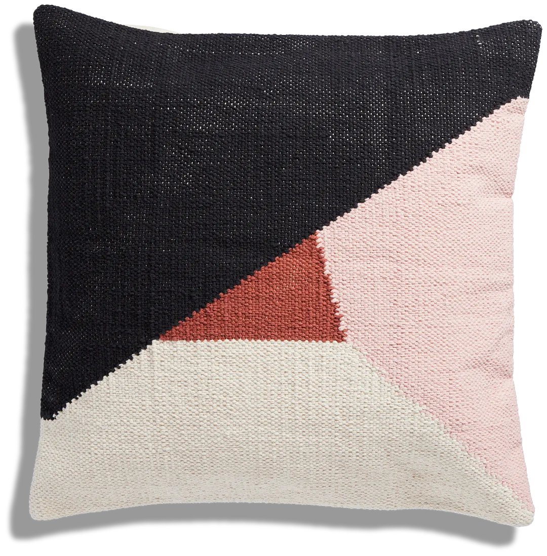 Hart Black 22" Accent Pillow
