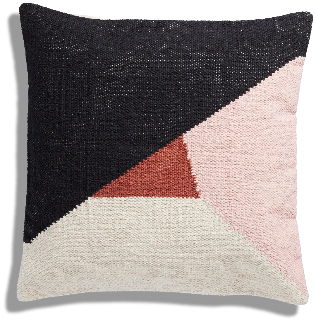 Hart Black 22" Accent Pillow Hart Black 22" Accent Pillow