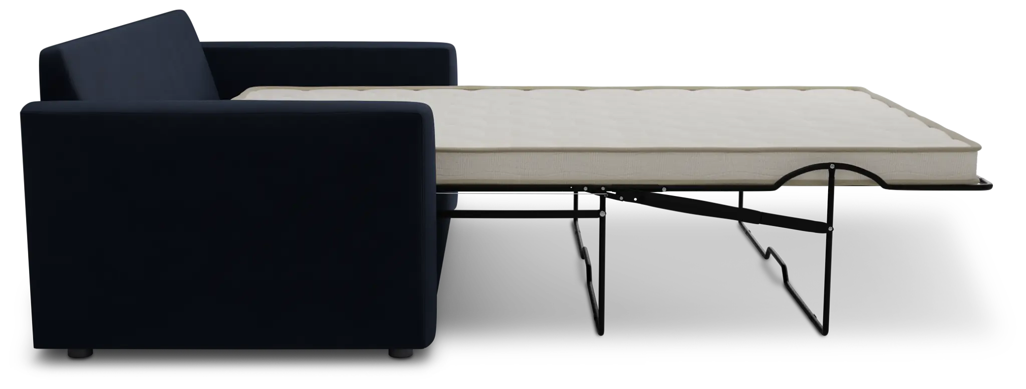 Siesta Joya Dark Blue Fabric Innerspring Sleeper Siesta Joya Dark Blue Fabric Innerspring Sleeper