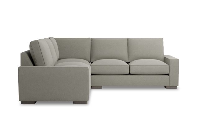 Edgewater Elite Gray Small Two-arm Sectional