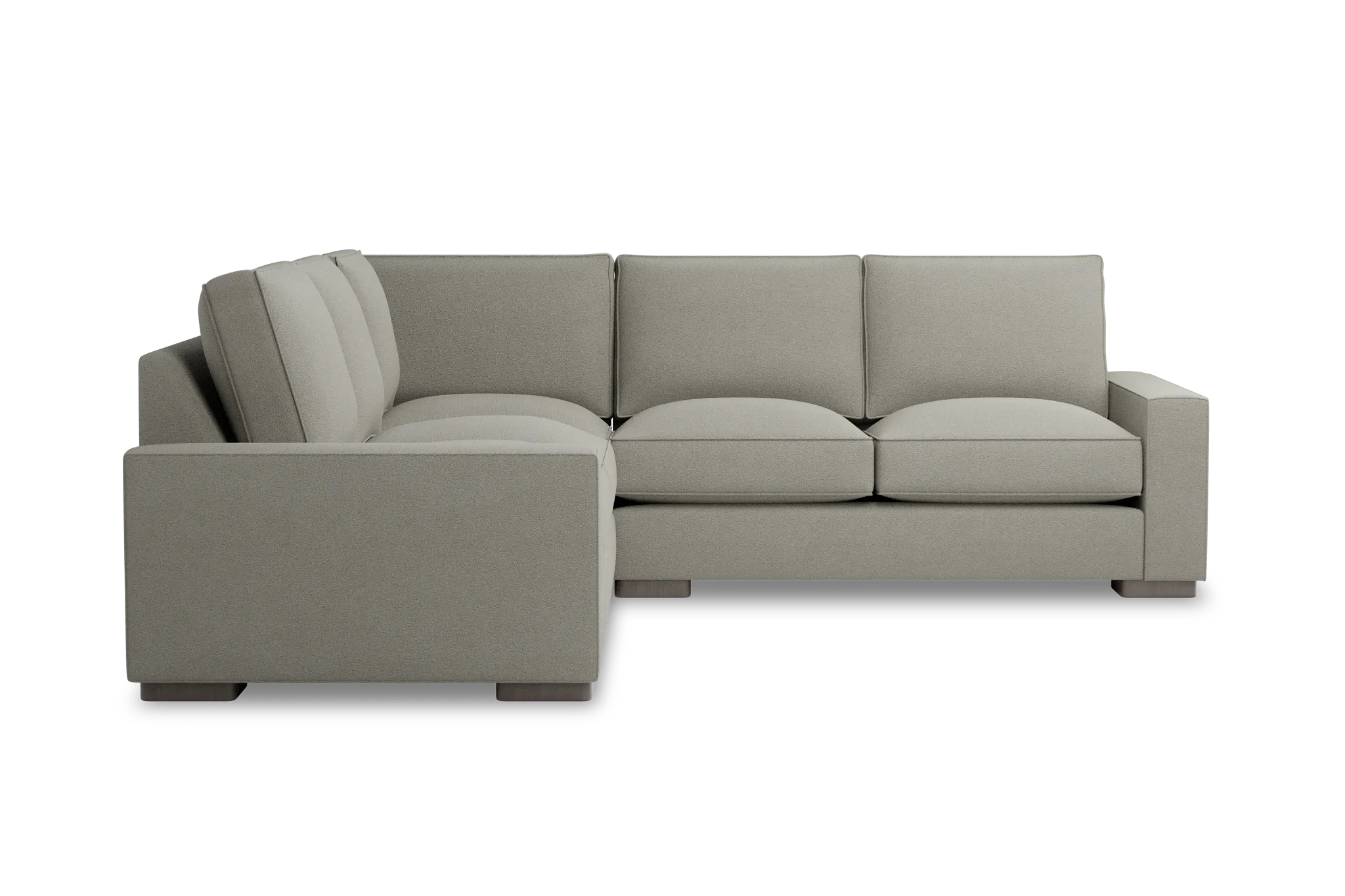 Edgewater Elite Gray Small Two-arm Sectional