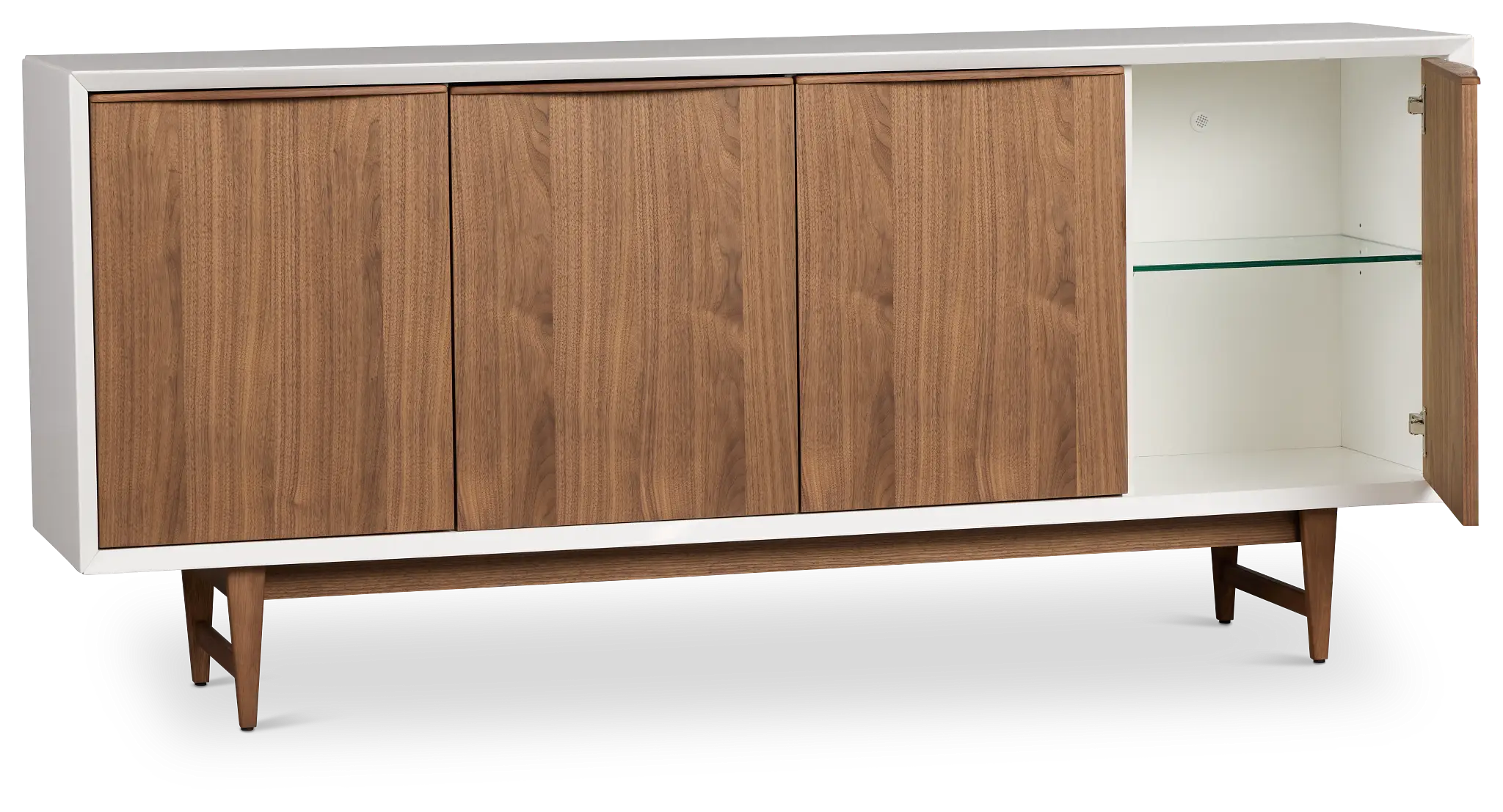 Flynn White Credenza Flynn White Credenza