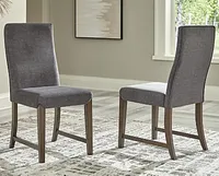 Raehurst Dark Gray Upholstered Side Chair