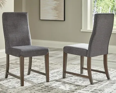 Raehurst Dark Gray Upholstered Side Chair