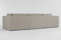 Destin Revenue Beige Fabric 3-piece Modular Sofa