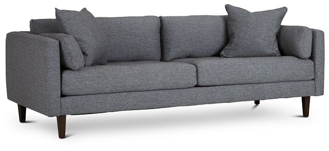 Casen Dark Gray Fabric Sofa (2)