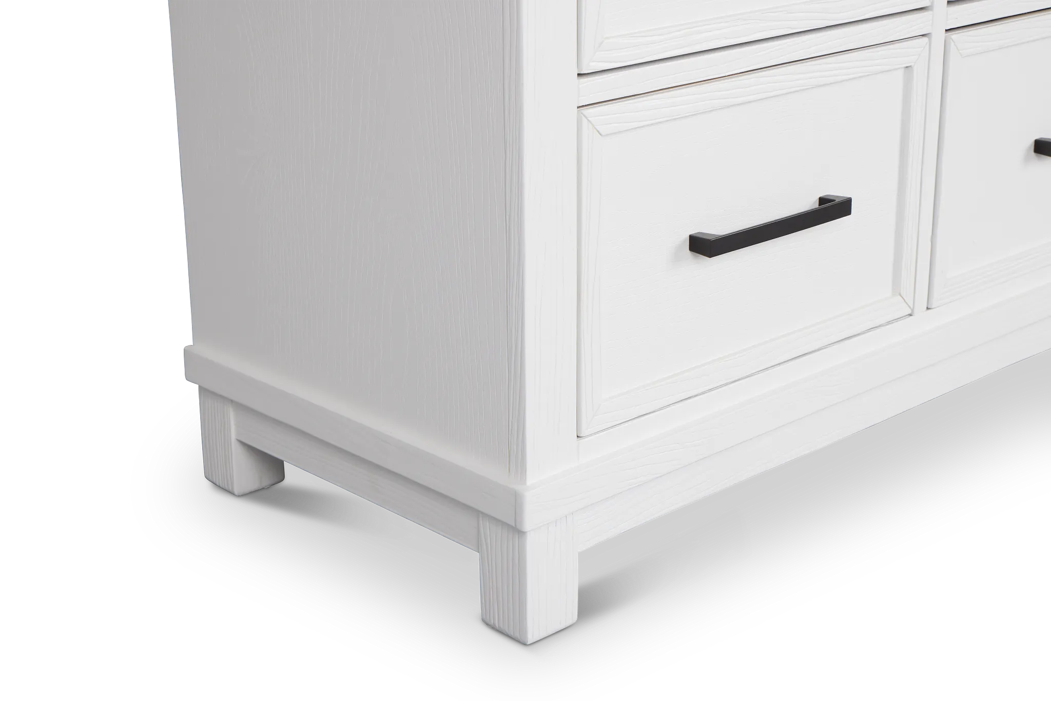 Anton White Dresser & Mirror