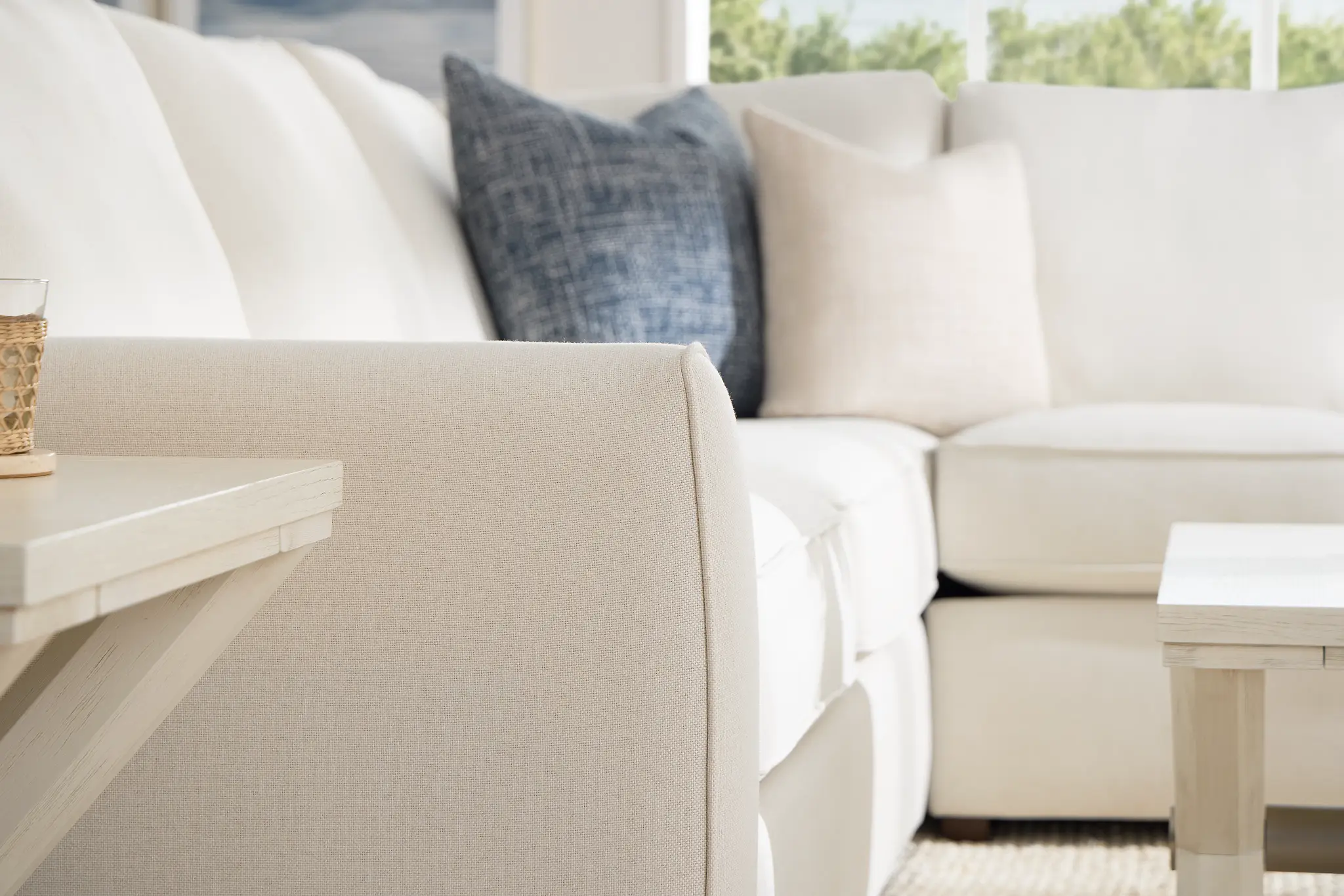 Tate Light Beige Fabric Medium Right Chaise Sectional Tate Light Beige Fabric Medium Right Chaise Sectional