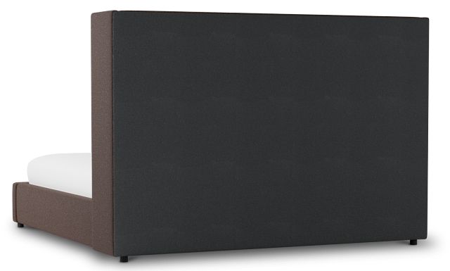 Captiva Elite Dark Brown 60" Upholstered Shelter Bed
