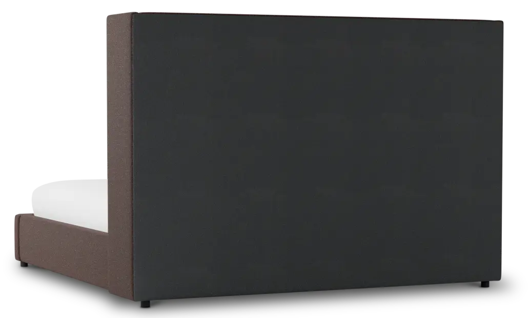 Captiva Elite Dark Brown 60" Upholstered Shelter Bed Captiva Elite Dark Brown 60" Upholstered Shelter Bed