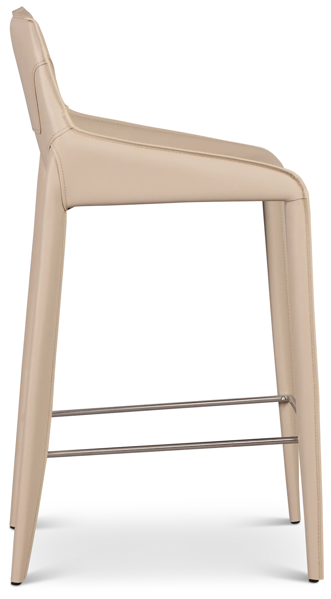 Wayne Light Beige 27" Upholstered Barstool