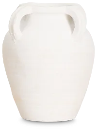 Selma White Small Vase