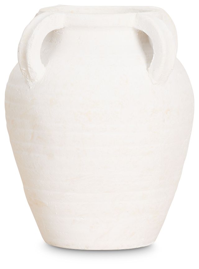 Selma White Small Vase