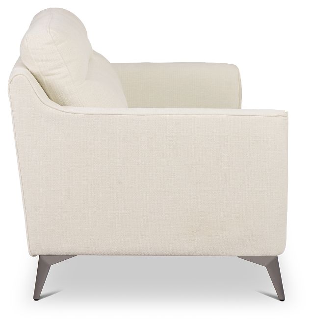 Talia Light Beige Fabric Loveseat