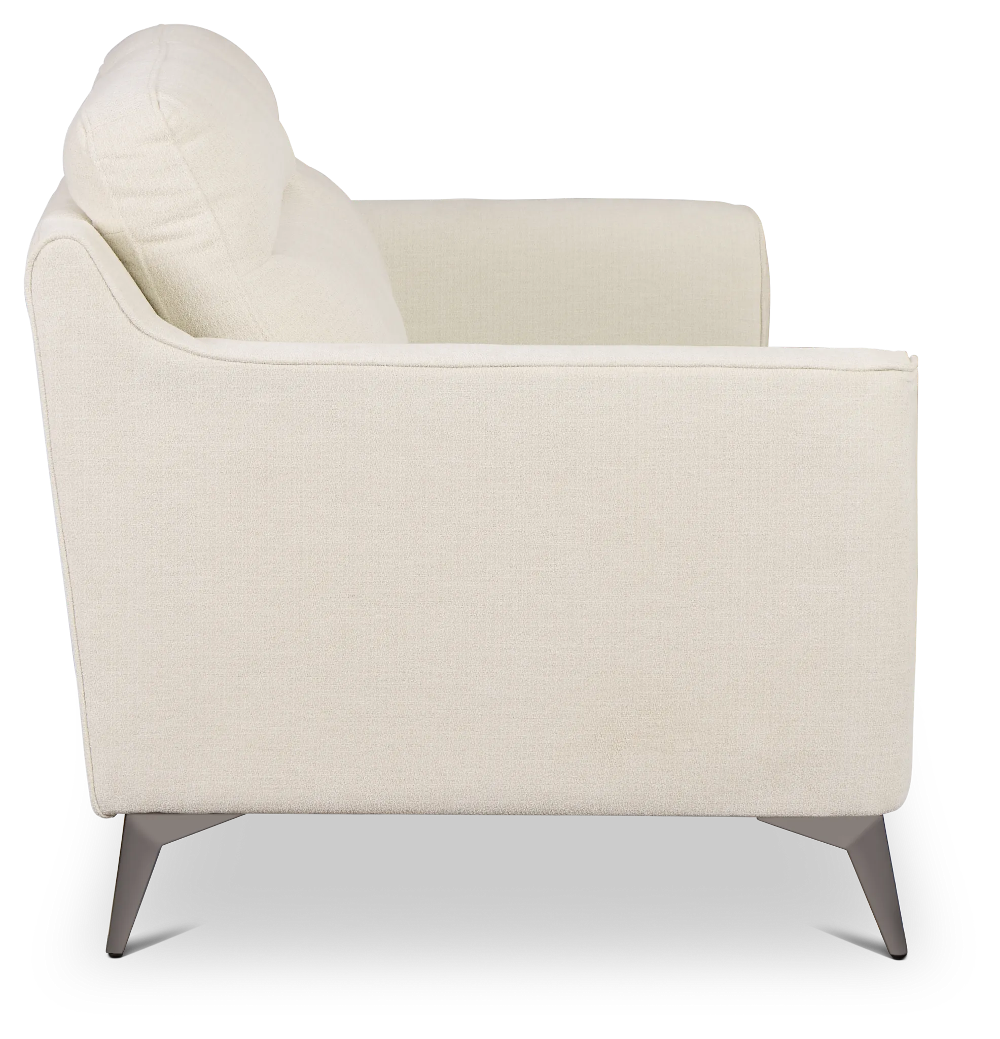 Talia Light Beige Fabric Loveseat