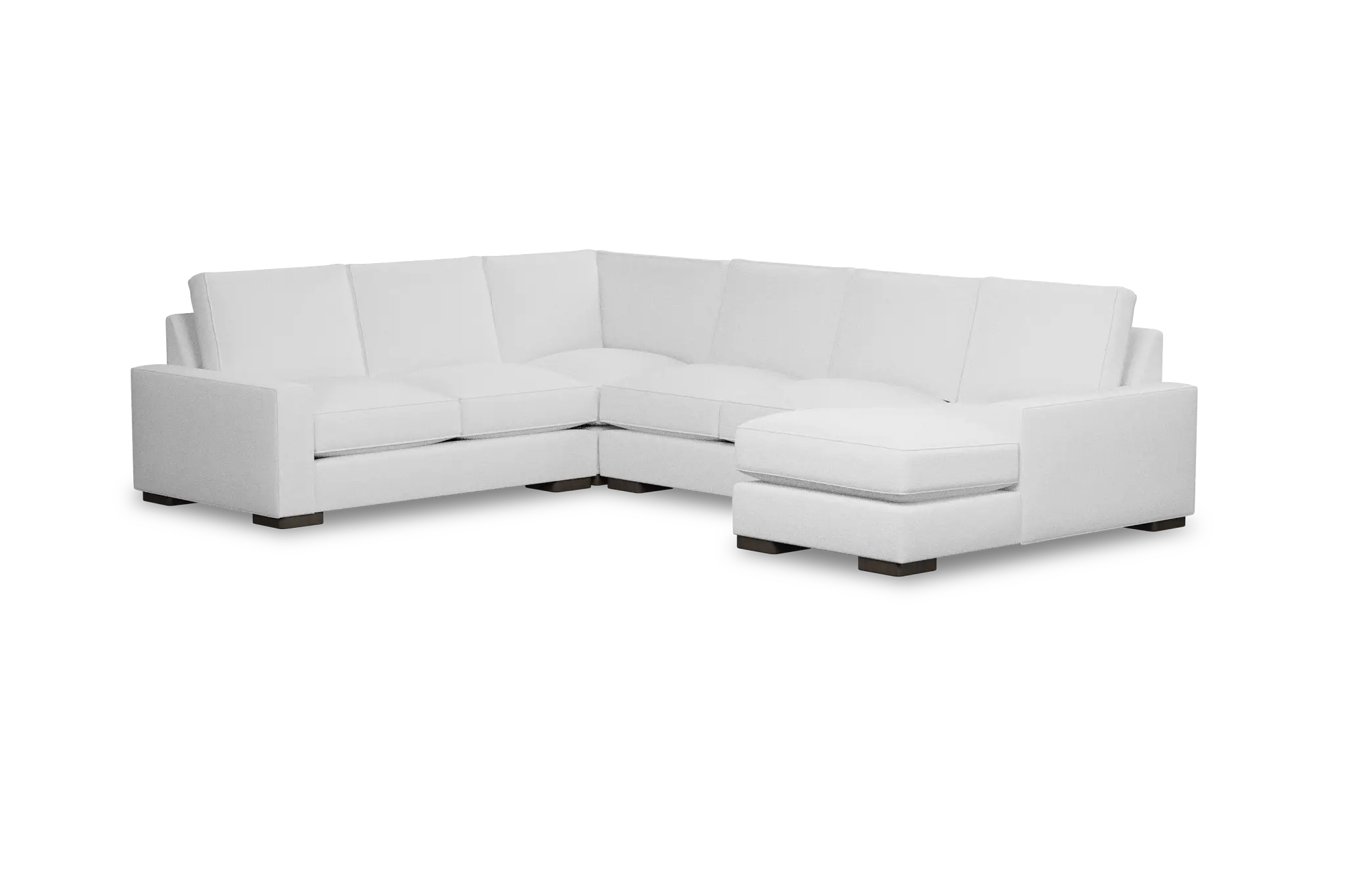 Edgewater Peyton White Medium Right Chaise Sectional Edgewater Peyton White Medium Right Chaise Sectional