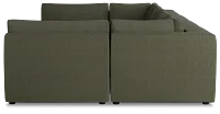 Destin Sutton Green Fabric 8-piece Pit Sectional