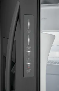 Frigidaire 2623 Series Black Stnl Steel Side By Side Refrigerator