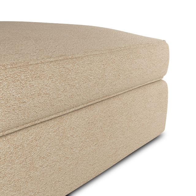 Siesta Elite Taupe Fabric Ottoman