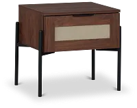Walker Dark Tone 1-drawer End Table