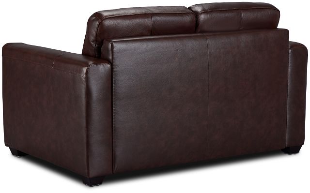 Lane Medium Brown Lthr/vinyl Loveseat