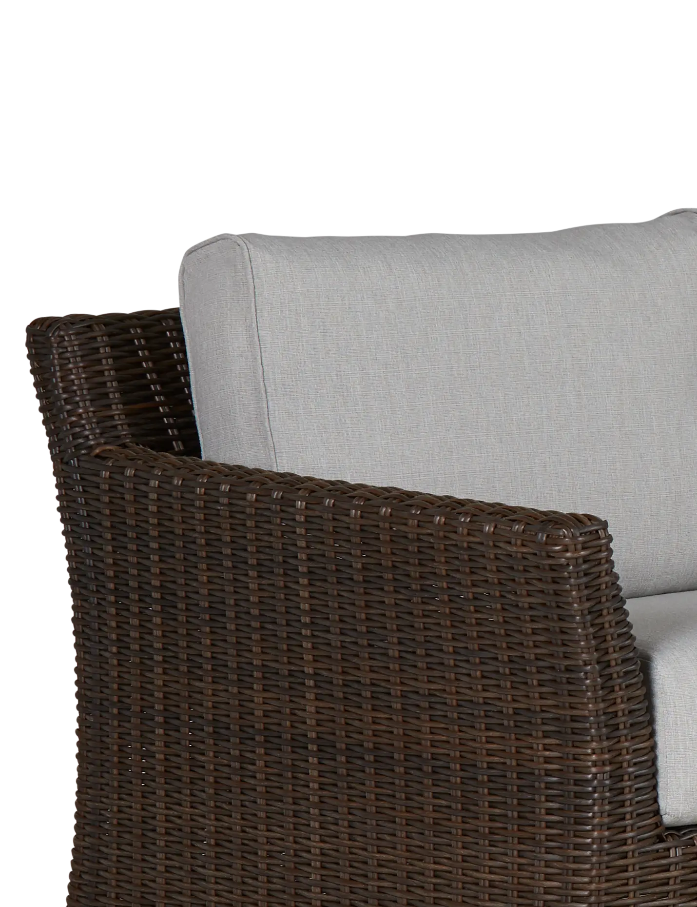 Southport Gray Woven Small Two-arm Sectional Southport Gray Woven Small Two-arm Sectional