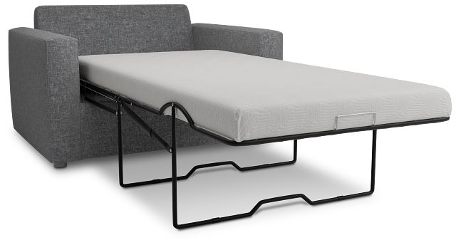 Siesta Delray Dark Gray Fabric Cooling Memory Foam Sleeper