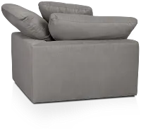 Nixon Light Gray Fabric Corner Chair