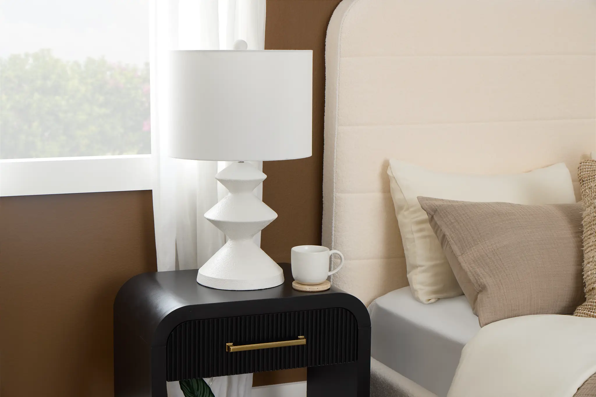 Evelynn White Table Lamp Evelynn White Table Lamp