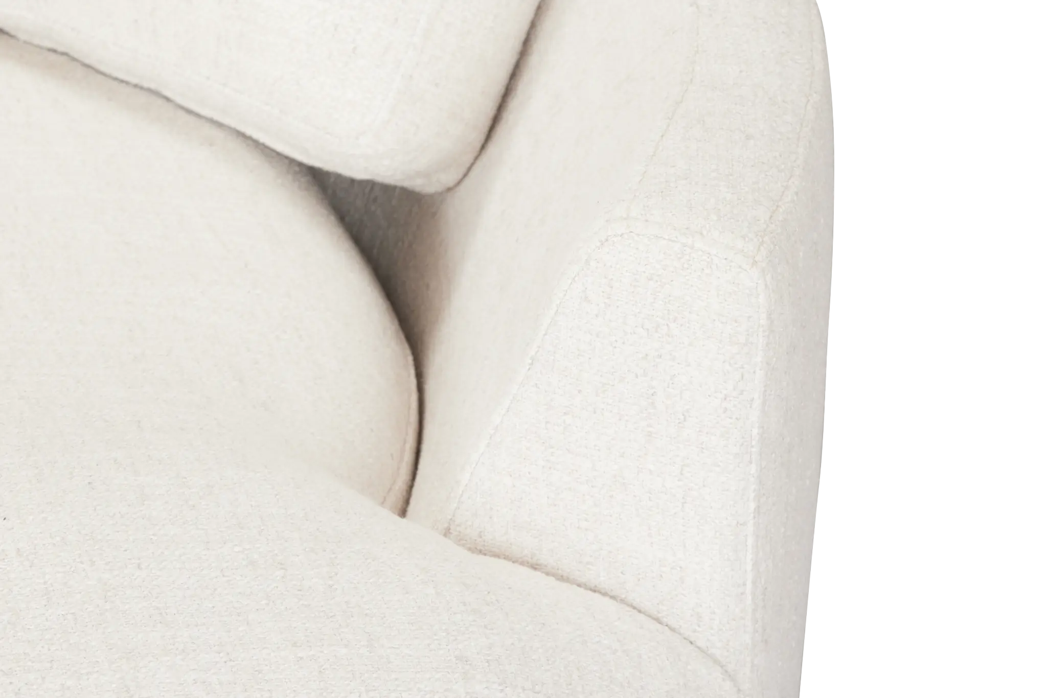 Maeve Light Beige Fabric Right-arm Cuddler Sectional Maeve Light Beige Fabric Right-arm Cuddler Sectional