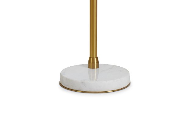 Amara Gold Marble Floor Lamp