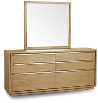Haven Light Tone Dresser & Mirror