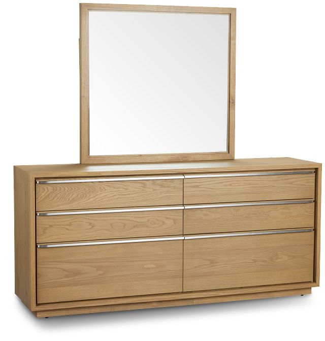 Haven Light Tone Dresser & Mirror