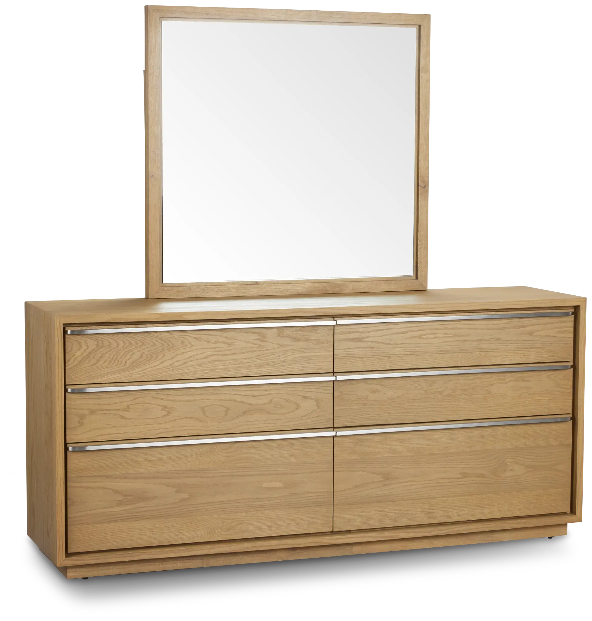 Haven Light Tone Dresser & Mirror Haven Light Tone Dresser & Mirror