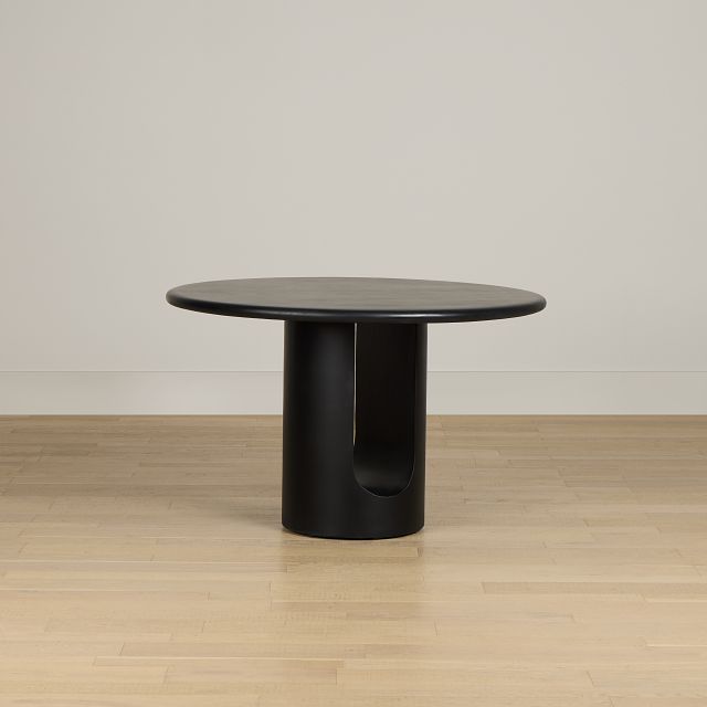 Soho Black Round Table