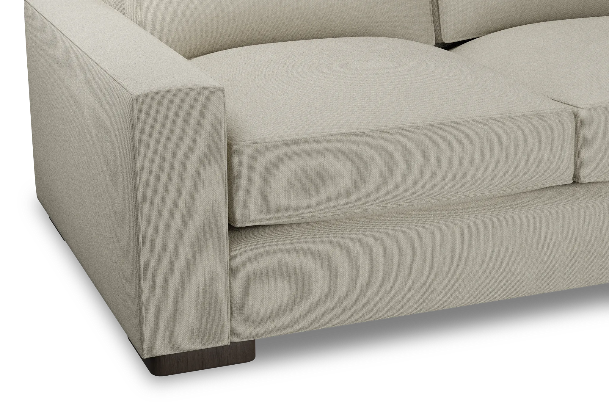 Edgewater Suave Beige Medium Two-arm Sectional