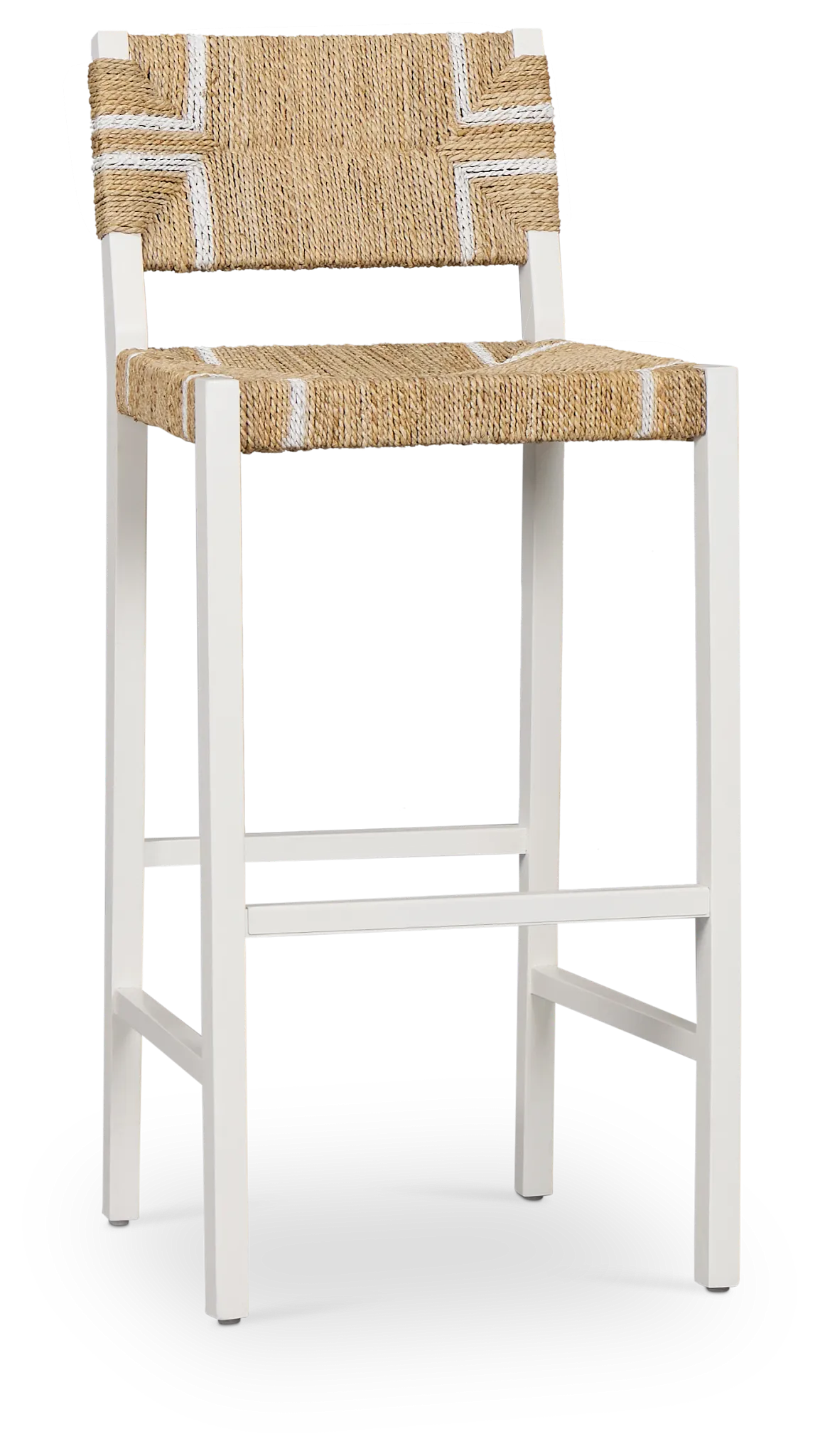 Nantucket Light Tone Woven 30" Woven Barstool