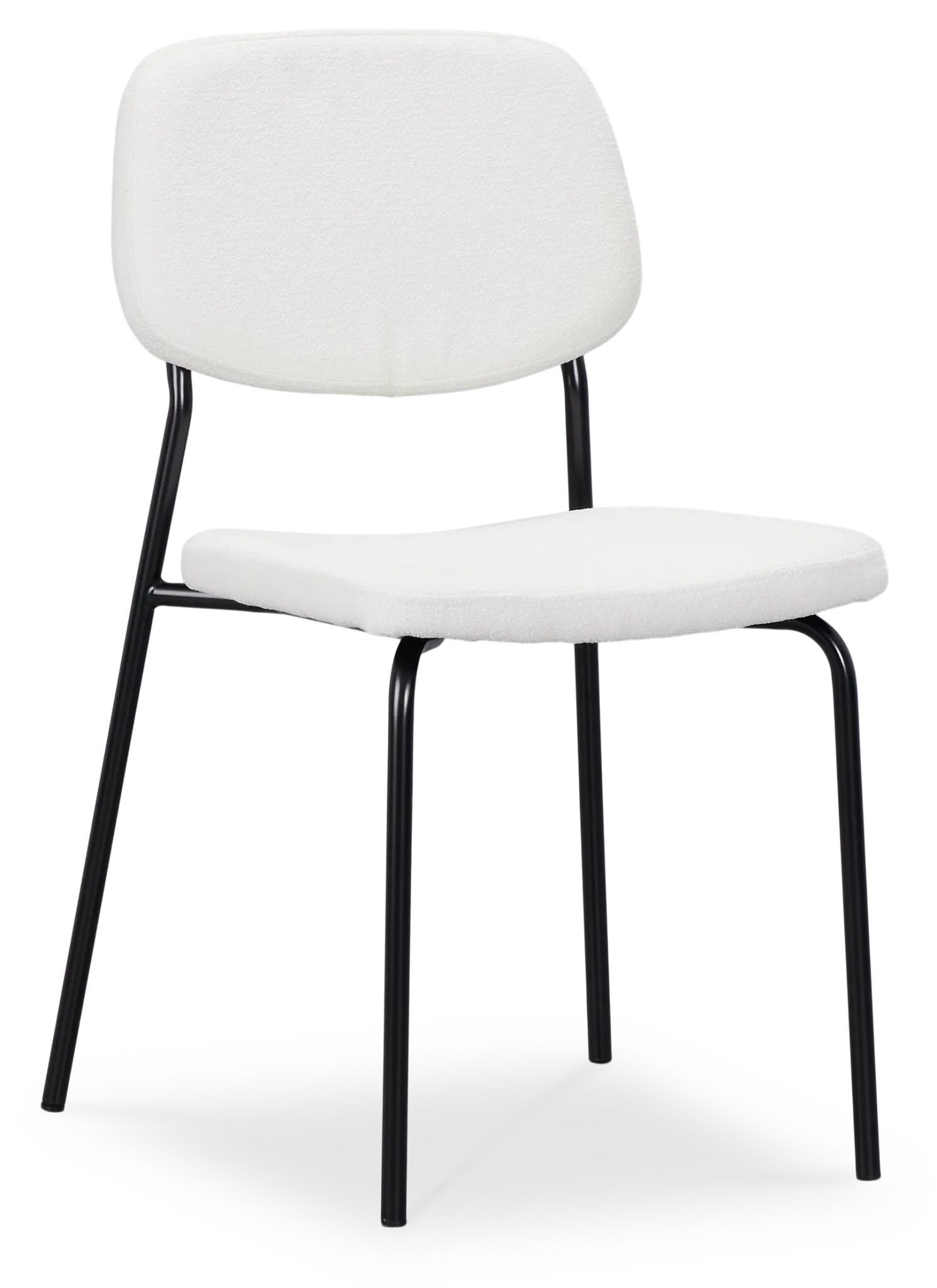 Andover White Upholstered Side Chair