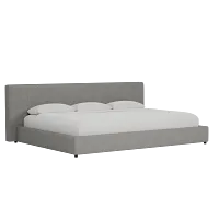 Grayton Linen 44" Upholstered Platform Bed