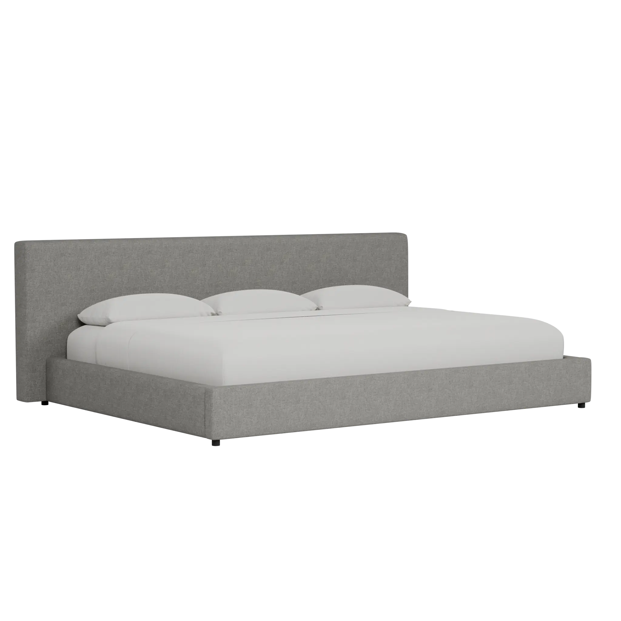 Grayton Linen 44" Upholstered Platform Bed Grayton Linen 44" Upholstered Platform Bed