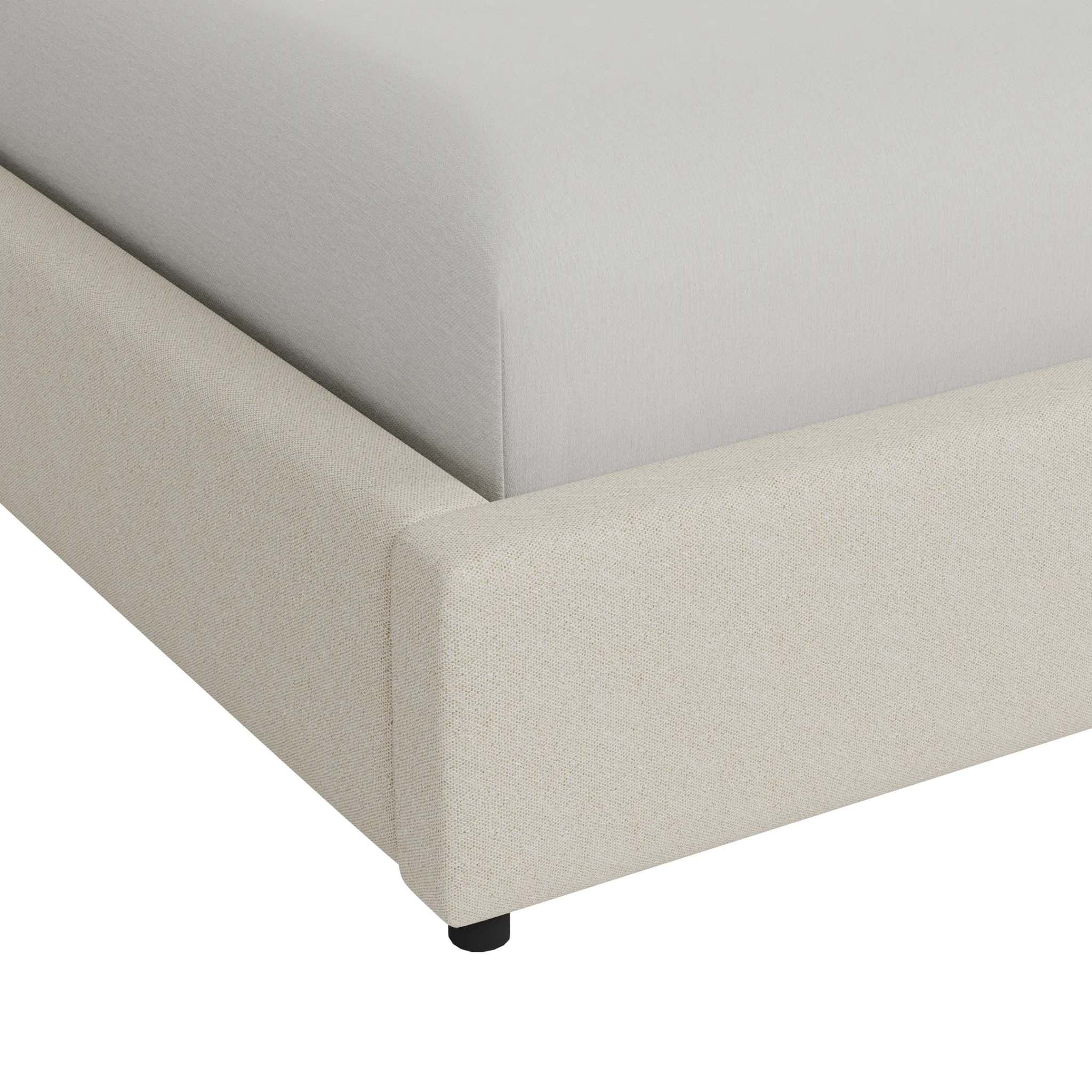 Grayton Gellar Green 54" Upholstered Platform Bed