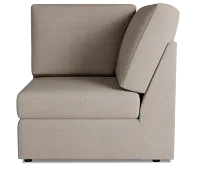 Citymod Beige Fabric Wedge