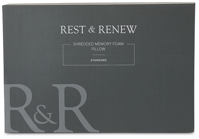 Rest & Renew Shredded Memory Foam Side Sleeper Pillow (1)