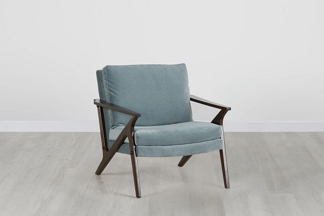 Grayson Gray Wood Accent Chair