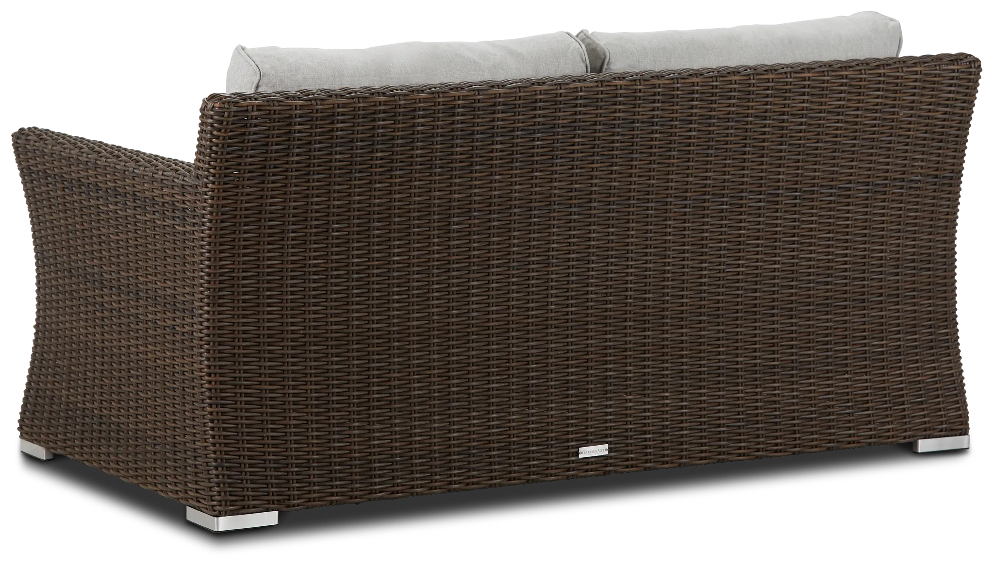 Southport Gray Woven Loveseat