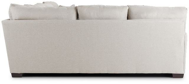Sadie Light Gray Fabric Large Right Chaise Sectional
